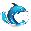cool dolphin motif