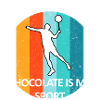 Badminton Badminton Badminton Player Chocolate