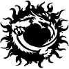 dragon16 black white background