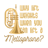 Mellophonist Musikinstrument Orchester