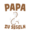 Papa Sohn Geschenk Segelboot