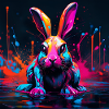 Rabbit and splash