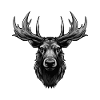 Moose Portrait