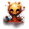 Creepy Halloween monsters