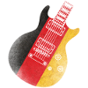 German Flag Guitar