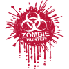 Cool Zombie Hunter Biohazard Symbol Blood Halloween
