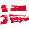 Denmark Flag / Brush Strokes