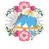 Flower Bird Gift Cute Budgie
