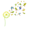 Oiseau Animal Cadeau Pissenlit Perruche
