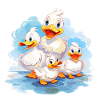 cheerful ducks