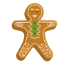 Lebkuchenmann Lustige Weihnachtsplätzchen Backen