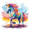 das bunte Pferd