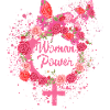 Womanpower,Flower Wreath,Roses,Flowers, Logo