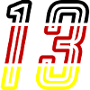 13 Symbole numérique Allemagne