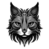 Cat Portrait Head