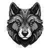 Husky Dog Portrait