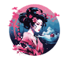 Geisha du Japon