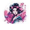 Geisha du Japon