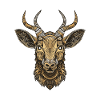 Portrait de cerf