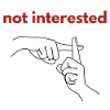 Not interested
