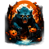 Creepy Halloween monsters