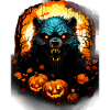 Creepy Halloween monsters
