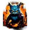 Lapin monstre effrayant d’Halloween