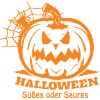 gruseliger Kürbis im Halloween Design