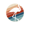 Flamant rose Rétro