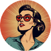 Frauenpower im Retro-Design