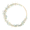 Circle Elegant Eucalyptus customizable