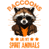 Raccoon with sunglasses
