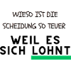 Spass über Scheidung