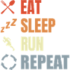 Eating, sleeping, running, repeating