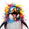 buntes Lachen der Tierwelt
