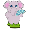 Elefant Handventilator