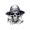 Spooky skull T-Shirt