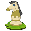 Schachfigur Springer Schach