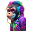 monkey music graffiti