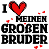 Big Brother Statement Sibling Love Heart