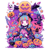 Aesthetics Anime Girl Halloween
