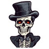 Skeleton Halloween Gentleman