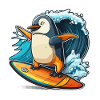 Penguin Wave Rider