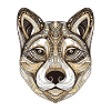 Husky Dog Portrait