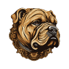 Bulldog Dog Portrait