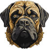 Mastiff Dog Portrait