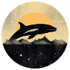 Whale - Minimalist (no1)