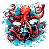 Octopus drums (no1)