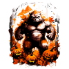 Creepy Halloween monsters