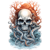 Skull Octopus Squid Animal Creature